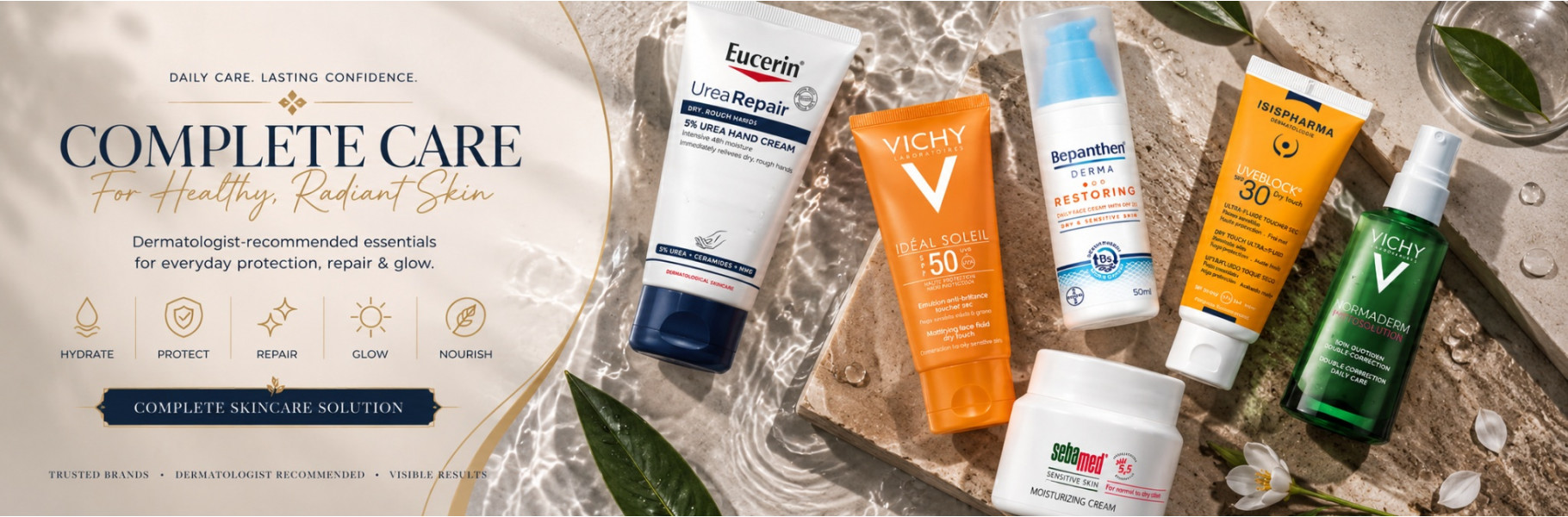 Skin care banner