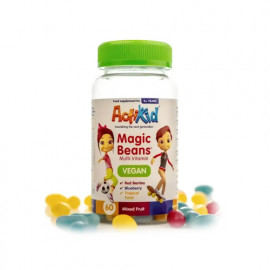 ActiKid Magic Beans Multi-Vitamin 60 Capsules - Mixed Fruit
