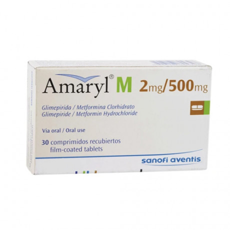 Amaryl M 2/500mg 30 Tablets