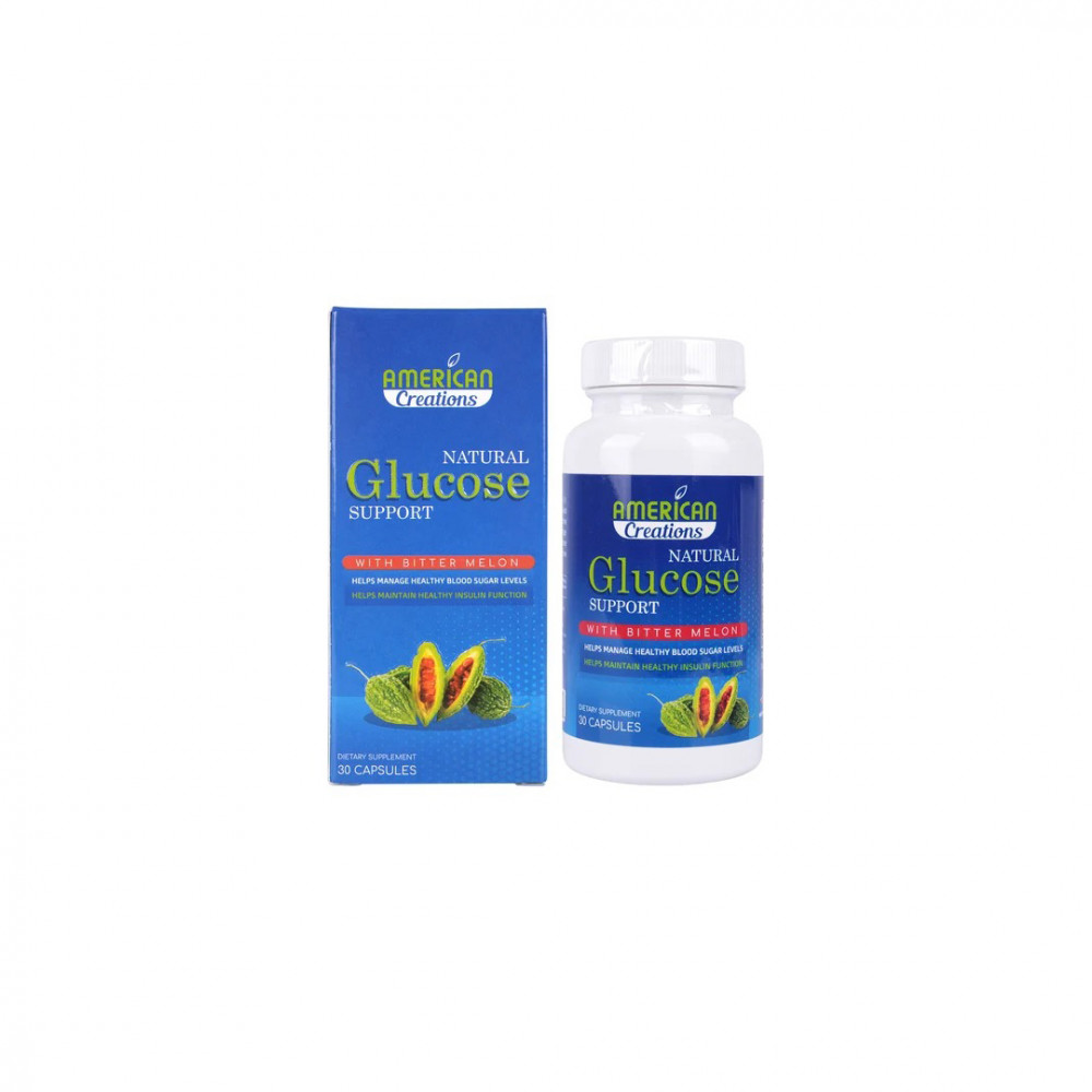 AMERICAN CREATIONS NATURAL GLUCOSE SUPPORT 30 CAPSULES