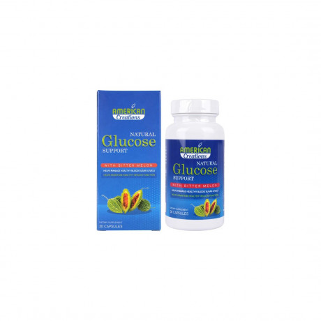 AMERICAN CREATIONS NATURAL GLUCOSE SUPPORT 30 CAPSULES
