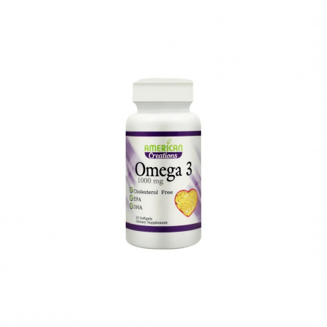 AMERICAN CREATIONS OMEGA3 1000MG SOFTGELS