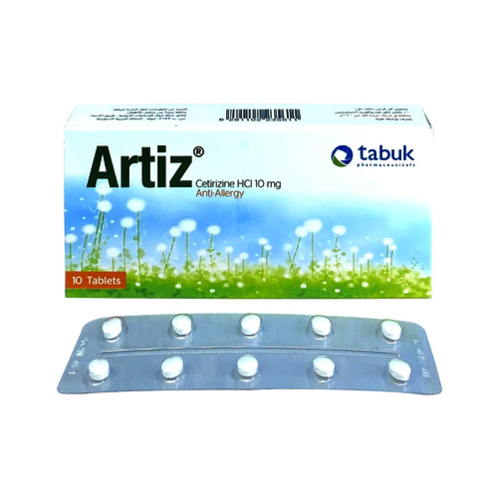 Artiz 10mg 10 Tablets