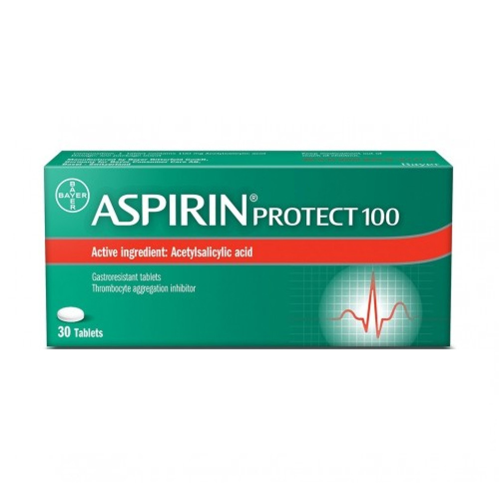 Aspirin Protect 100mg 30 Tablets 