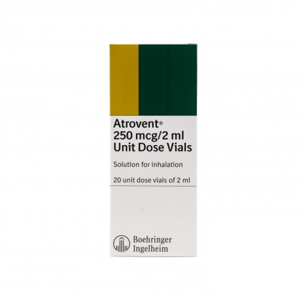 Atrovent 250mcg/2ml solution 20 Vials