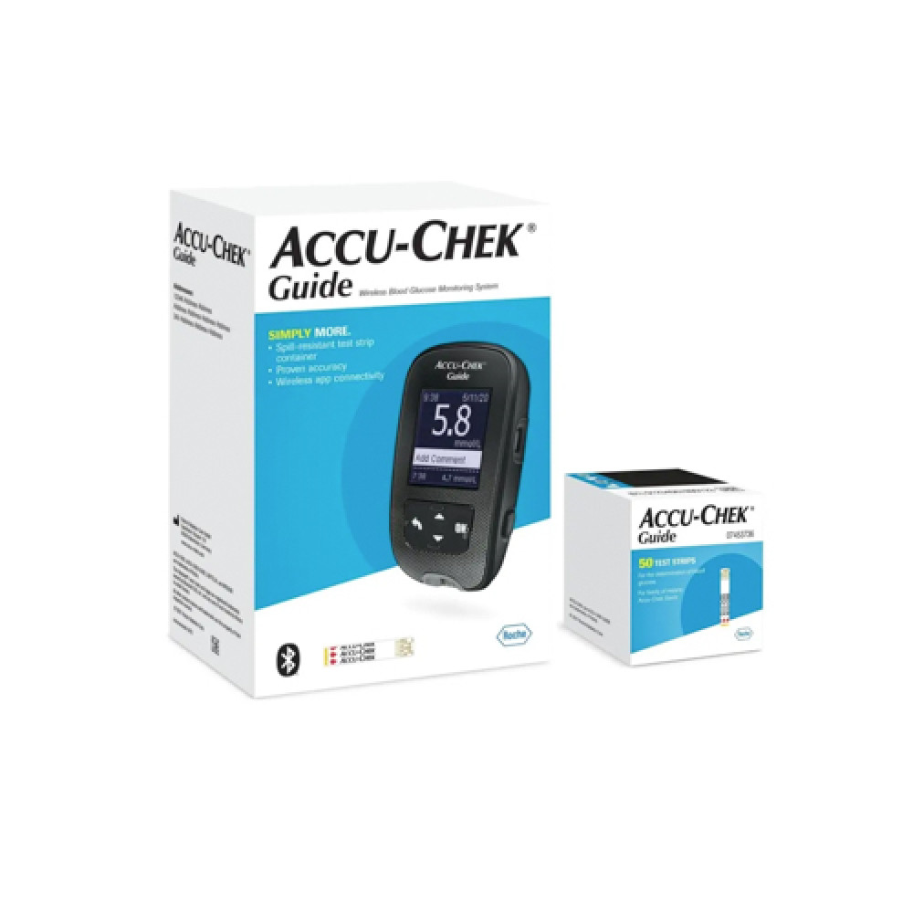 Accu-Chek Guide Glucometer+50 Strips (mmol/L)