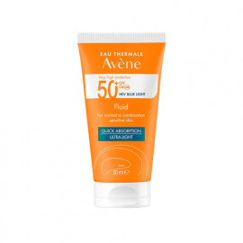Avene Sunblock Spf 50+ Fluid 50ml (Eau Thermale)