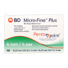 BD Micro-Fine Pen Needles 4mmx32G 100 Pcs