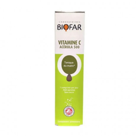 Biofar Vitamin C Acerola 500 20 Tablets