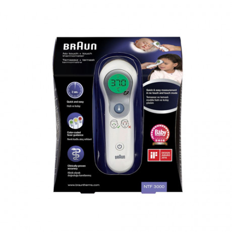 Braun No Touch + Touch Digital Forehead Thermometer ( NTF3000 )
