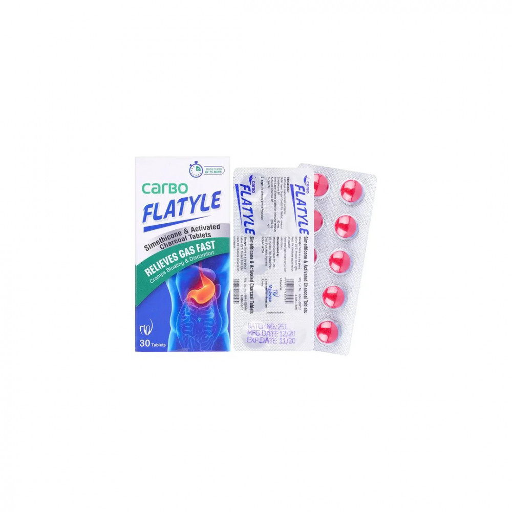 CARBO FLATYLE  30 TABLETS
