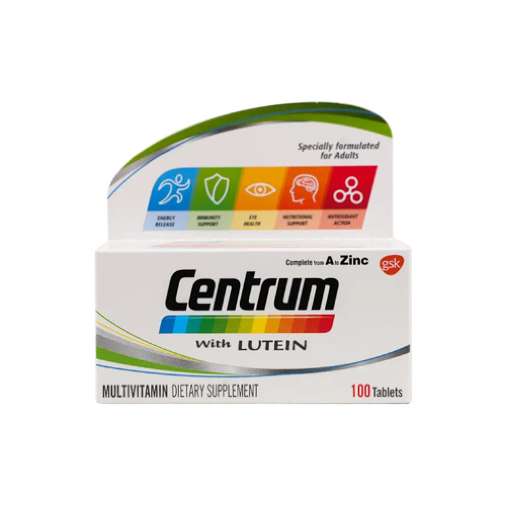 Centrum With Lutein 100 Tabs 