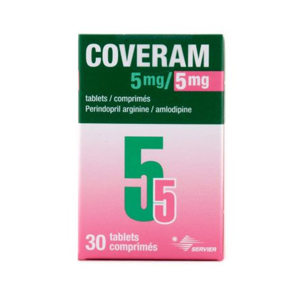 Coveram 5mg/5mg 30 Tablets