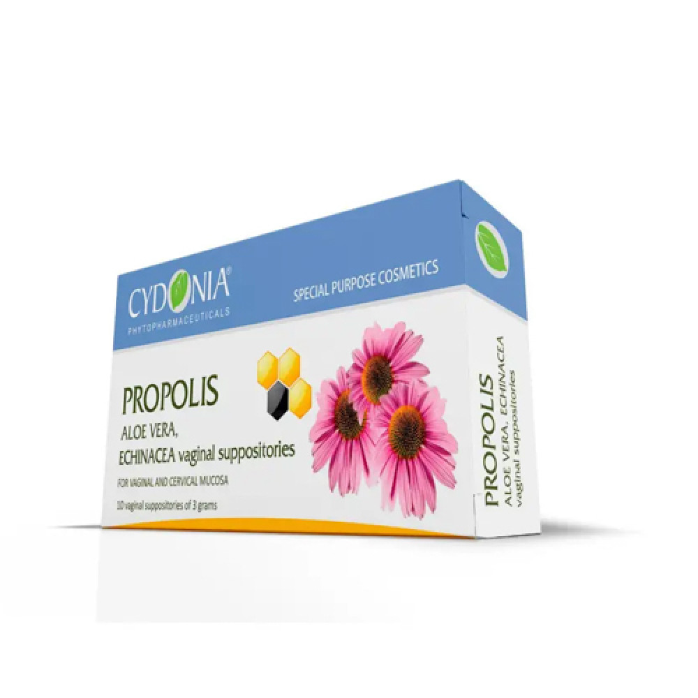 Cydonia Propolis Aloe Vera & Echinacea 10 Vaginal Suppositories