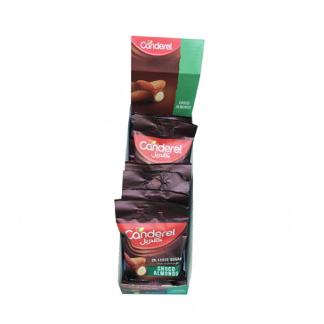 Canderel Choco Almonds Chocolate 12x40g