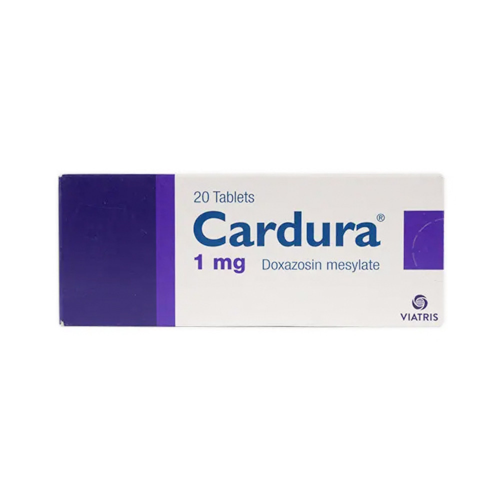 Cardura 1mg 20 Tablets