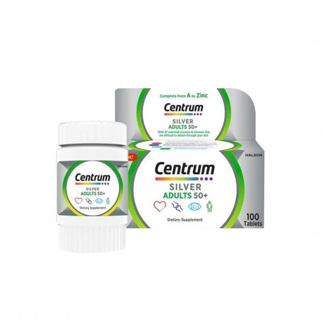 CENTRUM SILVER ADULTS 50+ 100TABLETS