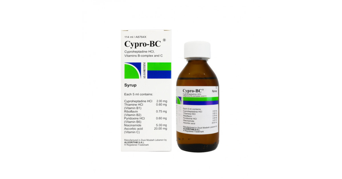 Buy Cypro-BC Syrup 114ml Online in Kuwait