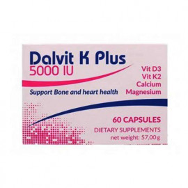 Dalvit K Plus 5000 IU 60 Capsules