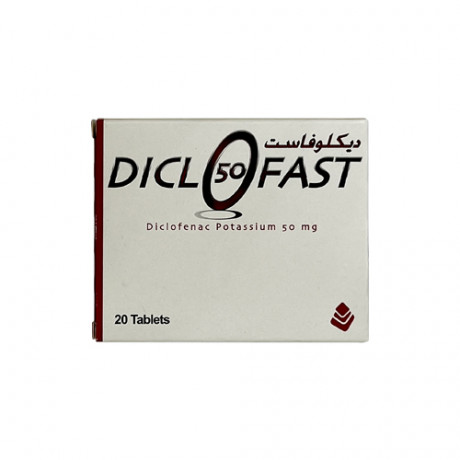 Diclofast 50mg 20 Tablets 