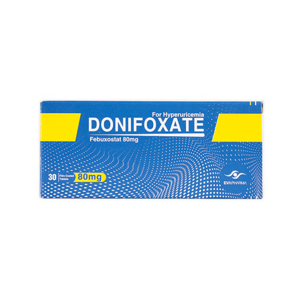 Donifoxate Febuxostat 80mg 30 Tablets