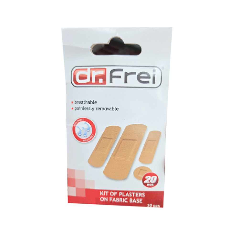 Dr.Frei Kit of Plasters On Fabric Base 20 Pcs