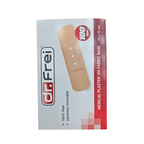 Dr.Frei Medical Plasters On Fabric Base 19x72mm 100 Pcs
