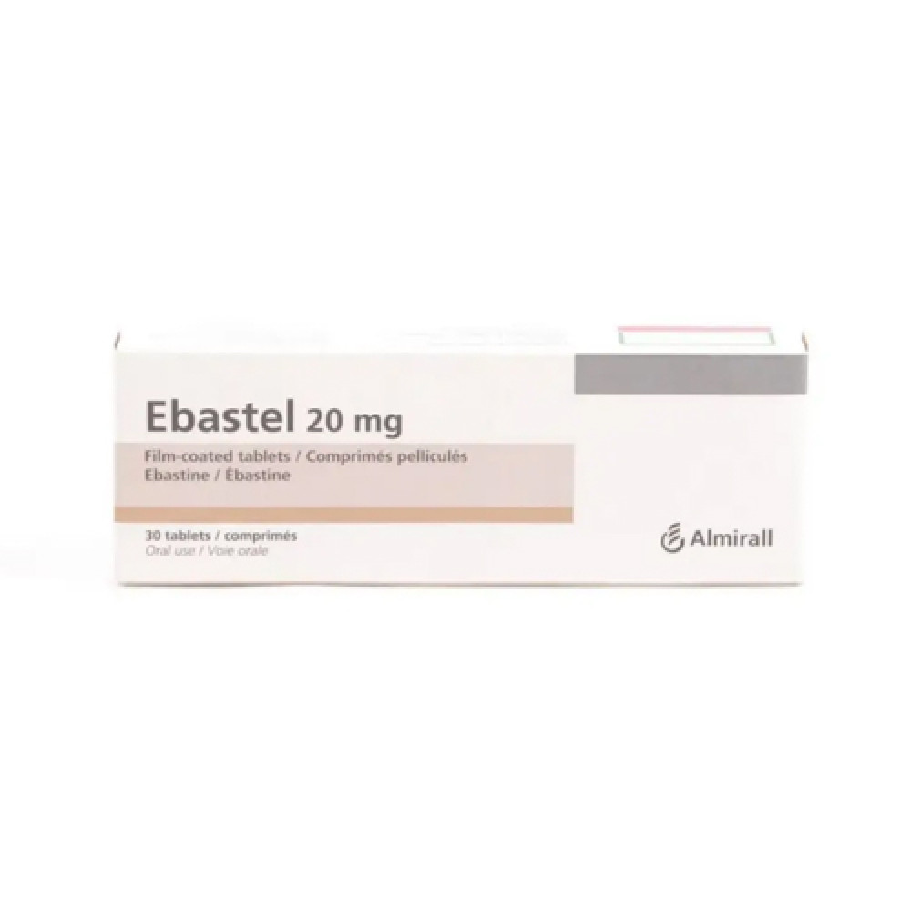 Ebastel 20mg 30 Tablets