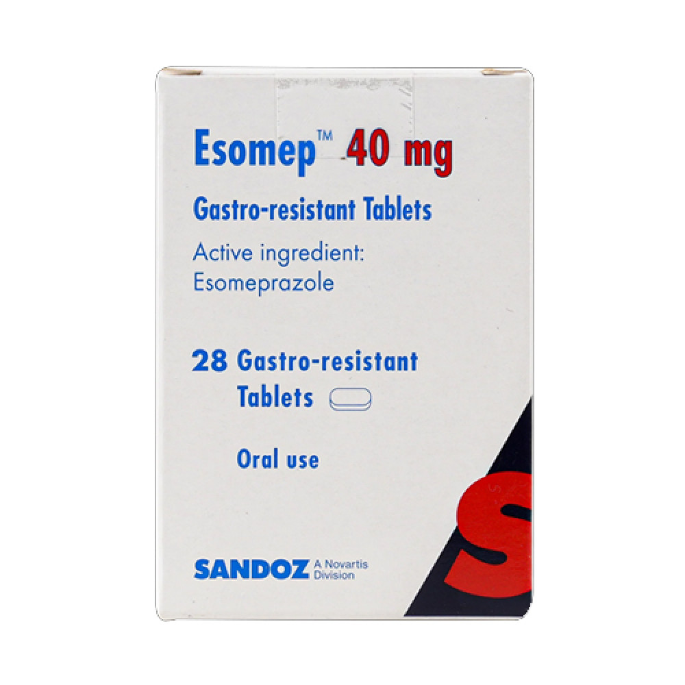Esomep 40mg 28 Gastro-Resistant Tablets