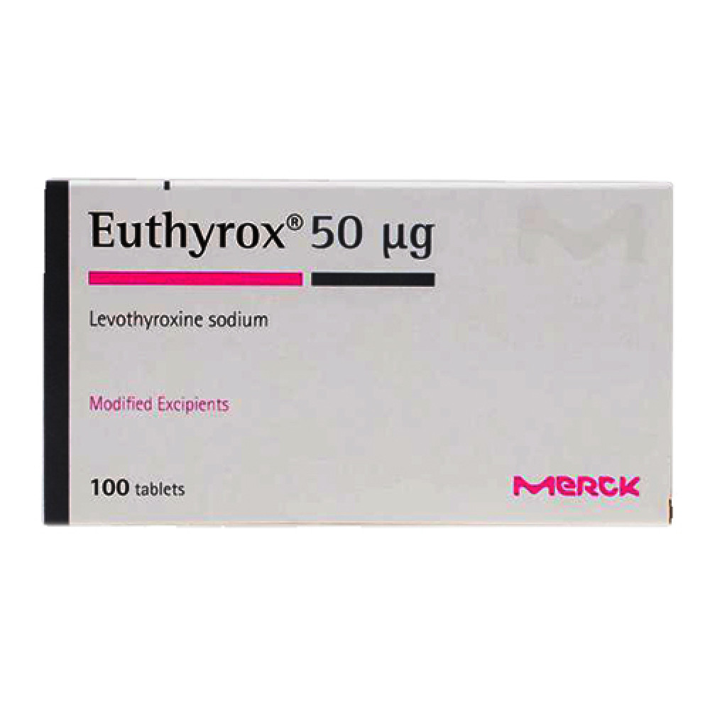 Euthyrox 50mcg 100 Tablets