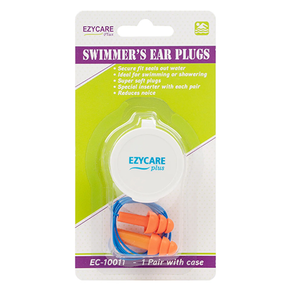 Ezycare Plus Swimmers Ear Plugs 1 Pair