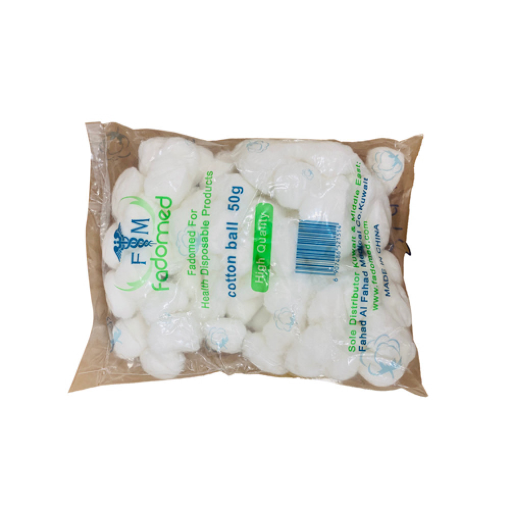 Fadomed Cotton Balls 50 Pcs