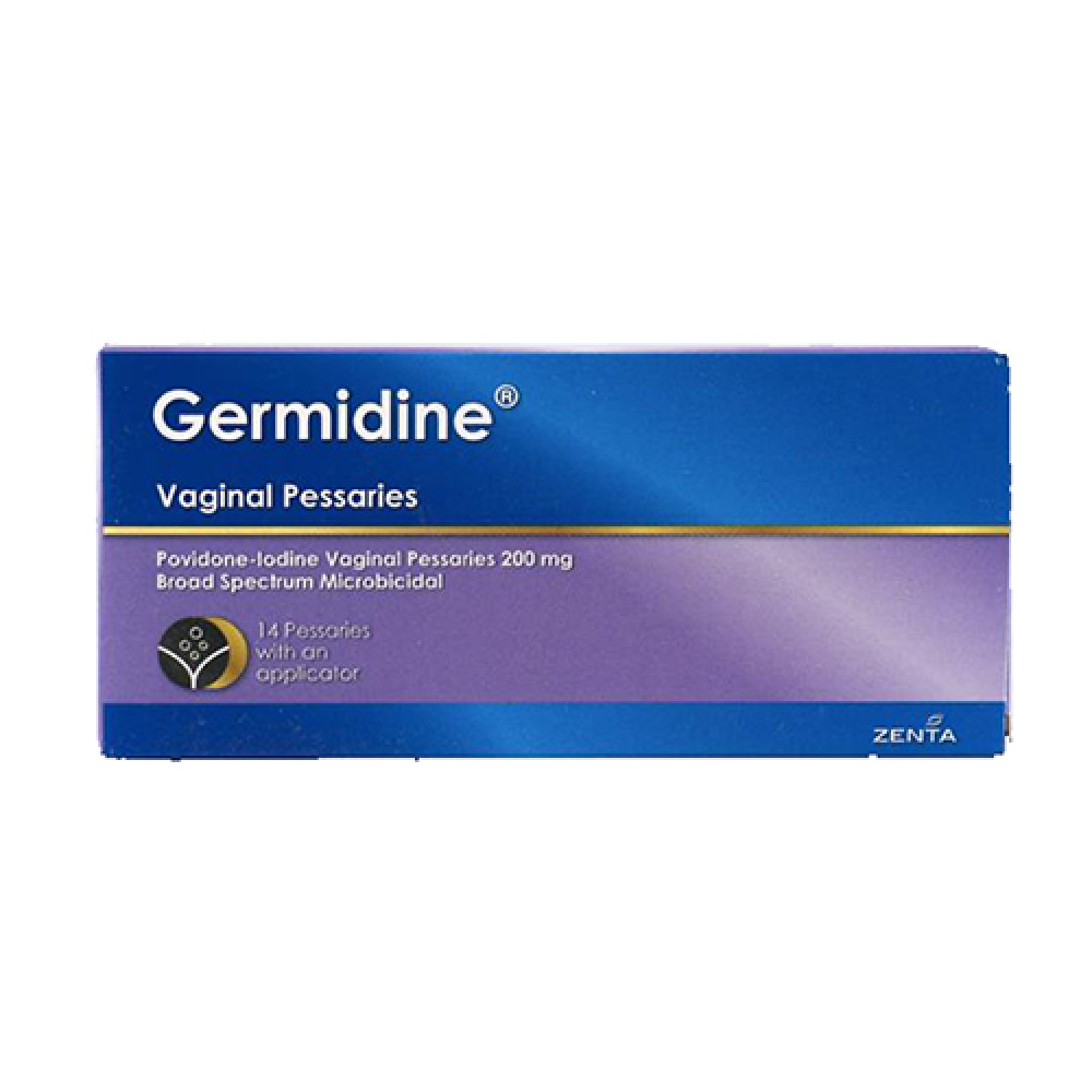 Germidine 200mg 14 Vaginal Pessaries 