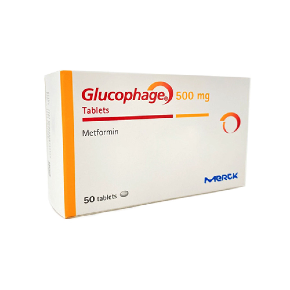 Glucophage 500mg 50 Tablets