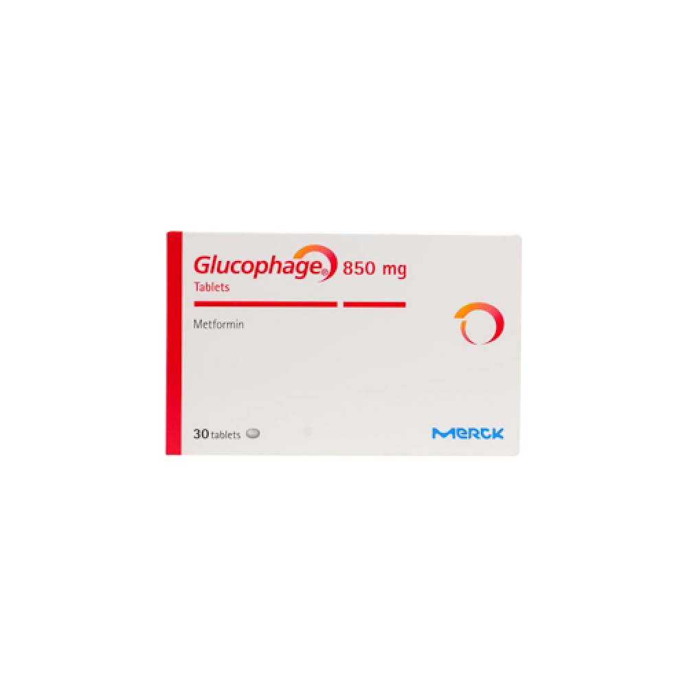 Glucophage 850mg 30 Tablets