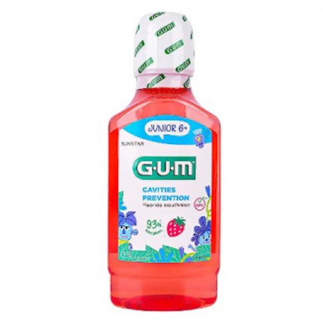 GUM JUNIOR +6 YEARS MOUTHWASH 300ML-3022