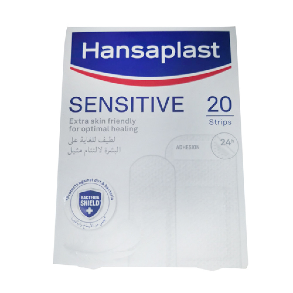 Hansaplast Sensitive Extra Skin Friendly Optimal Healing 20 Strips