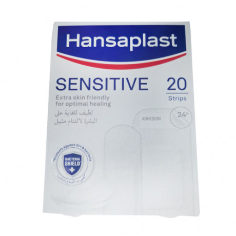Hansaplast Sensitive Extra Skin Friendly Optimal Healing 20 Strips