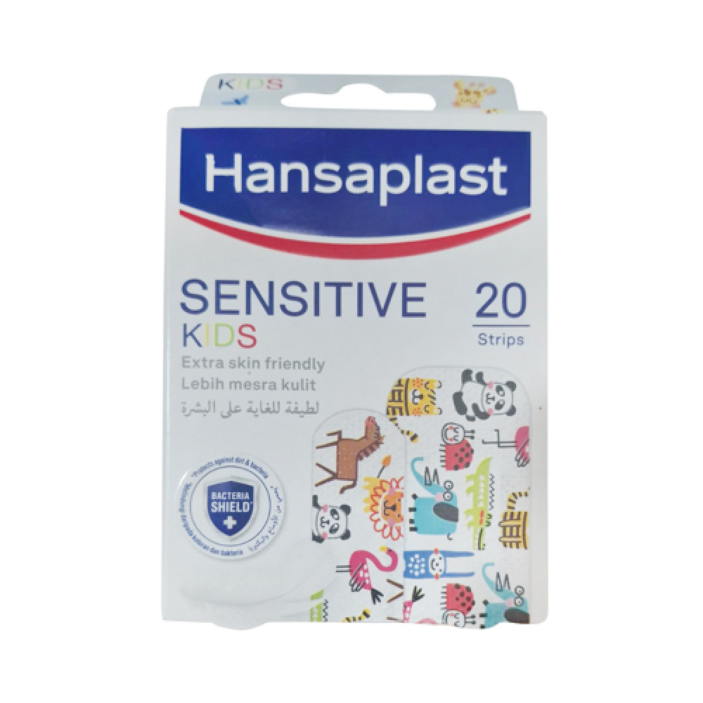 Hansaplast Sensitive Kids Animal Plasters 20 Strips