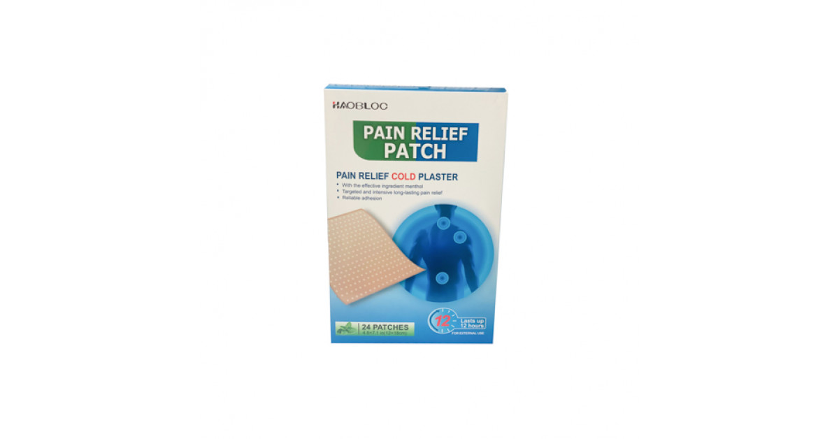 Loco Plaster Haobloc Pain Relief Cold Plaster (24 Patches)