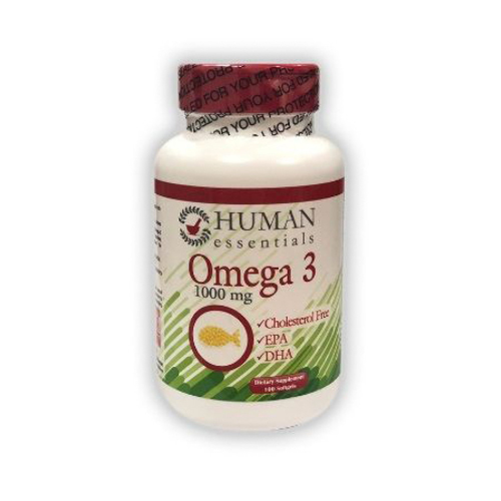 Human Essentials Omega 3 1000mg 100 Softgels