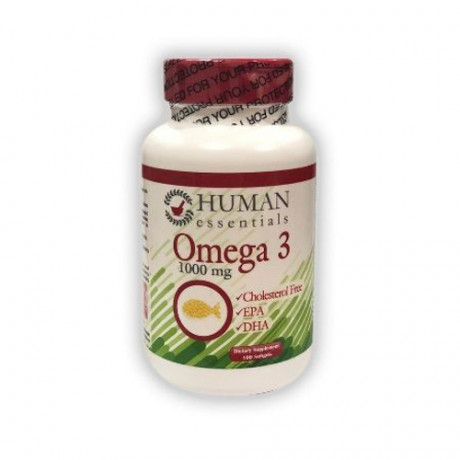 Human Essentials Omega 3 1000mg 100 Softgels