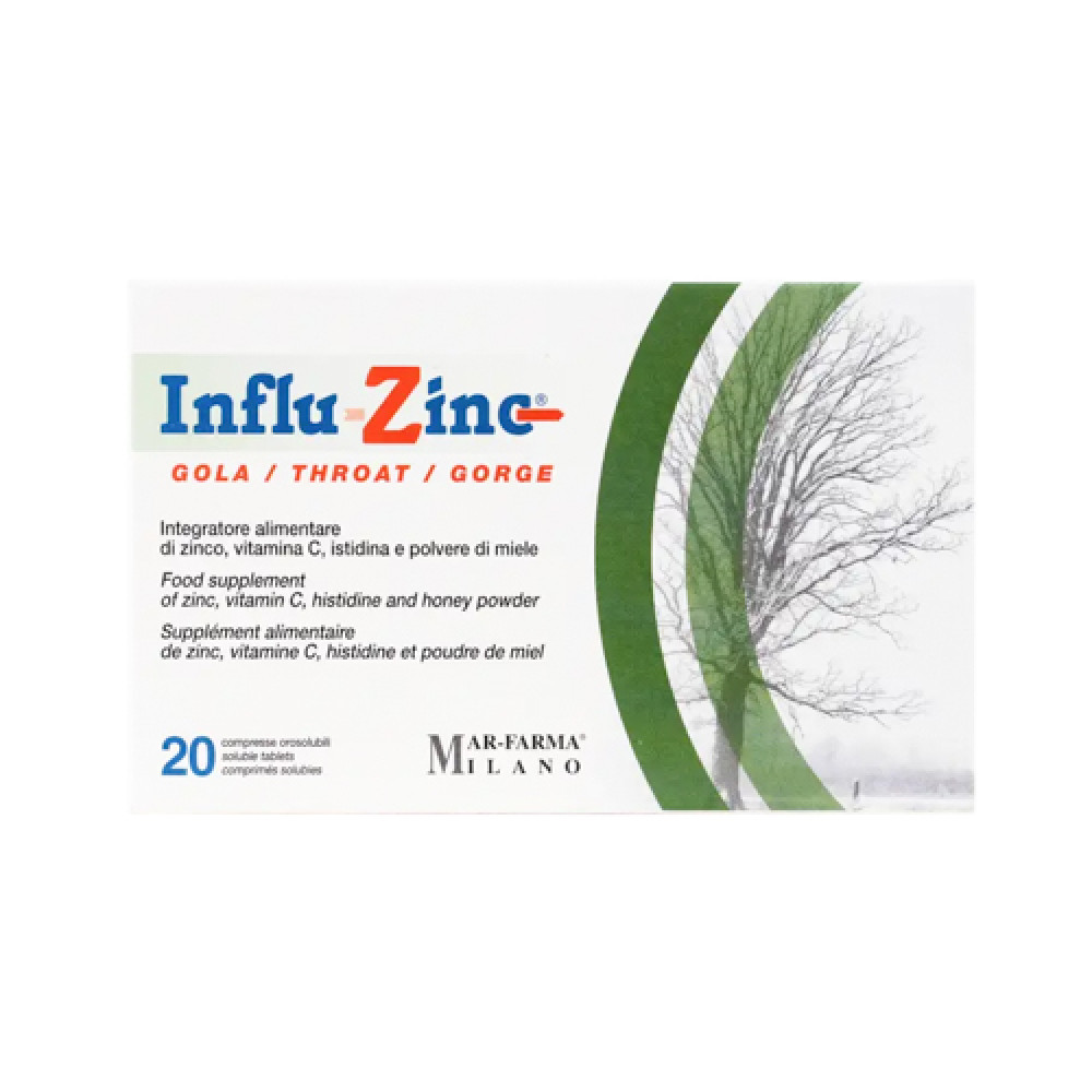 Influ-Zinc Throat  20 Tablets