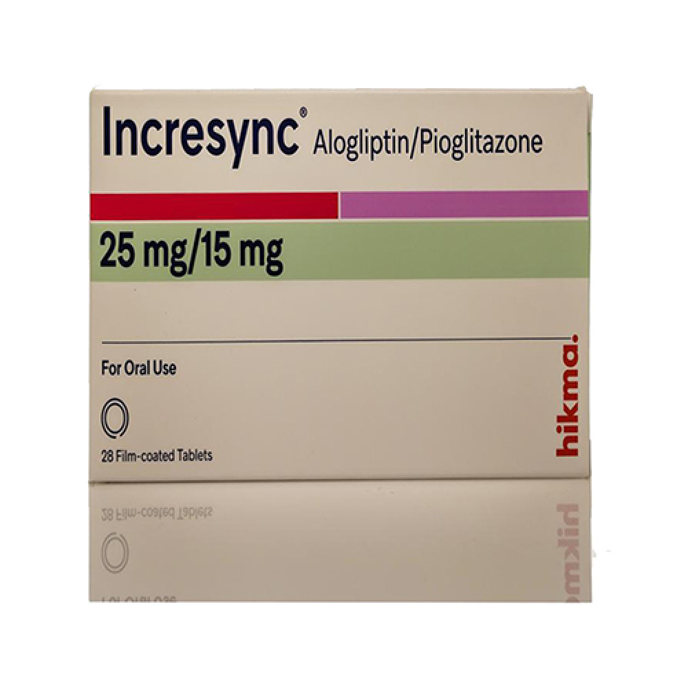 Incresync 25/15mg 28 Tablet