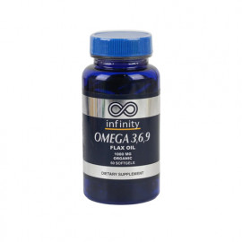 Infinity Omega 3,6,9 Flax Oil 1000mg 60 Softgels