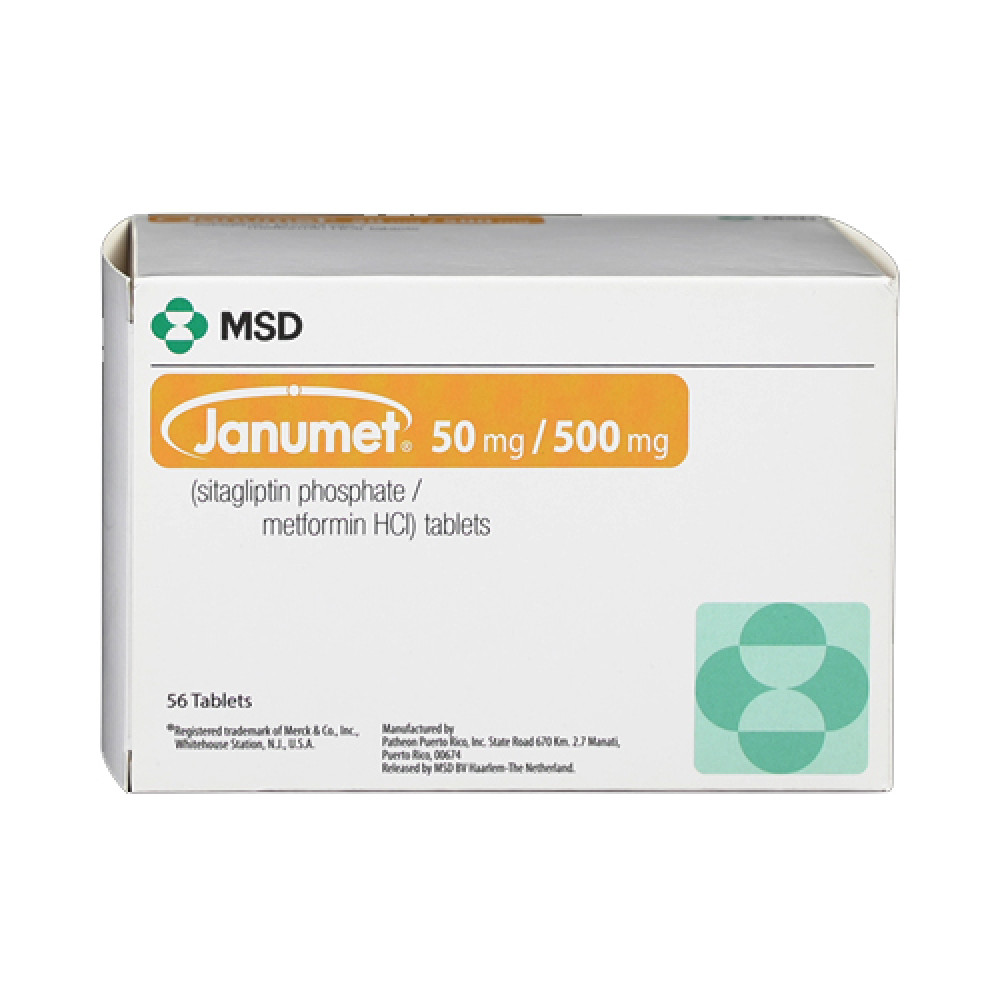 Janumet 50/500mg 56 Tablets