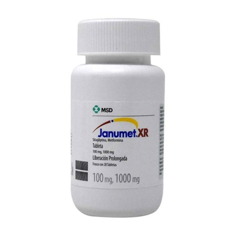 Janumet XR 100MG/1000mg 28 Tablets