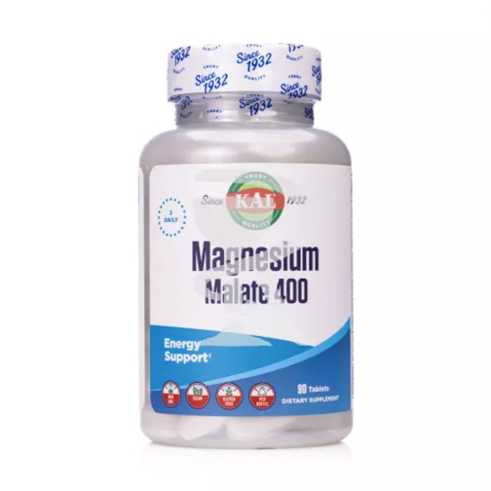 Kal Magnesium Malate 400mg 90 Tablets
