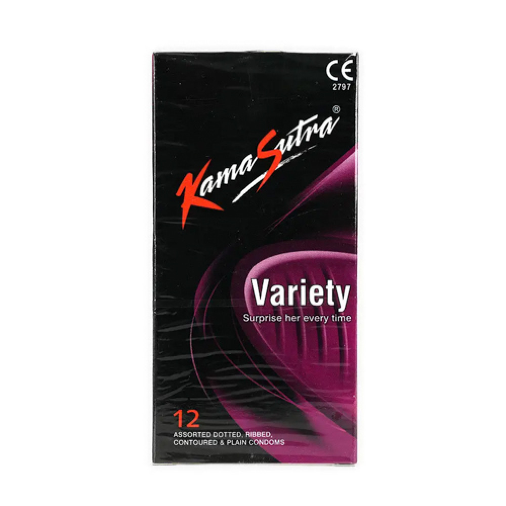 Kamasutra Variety Condoms 12 Pcs