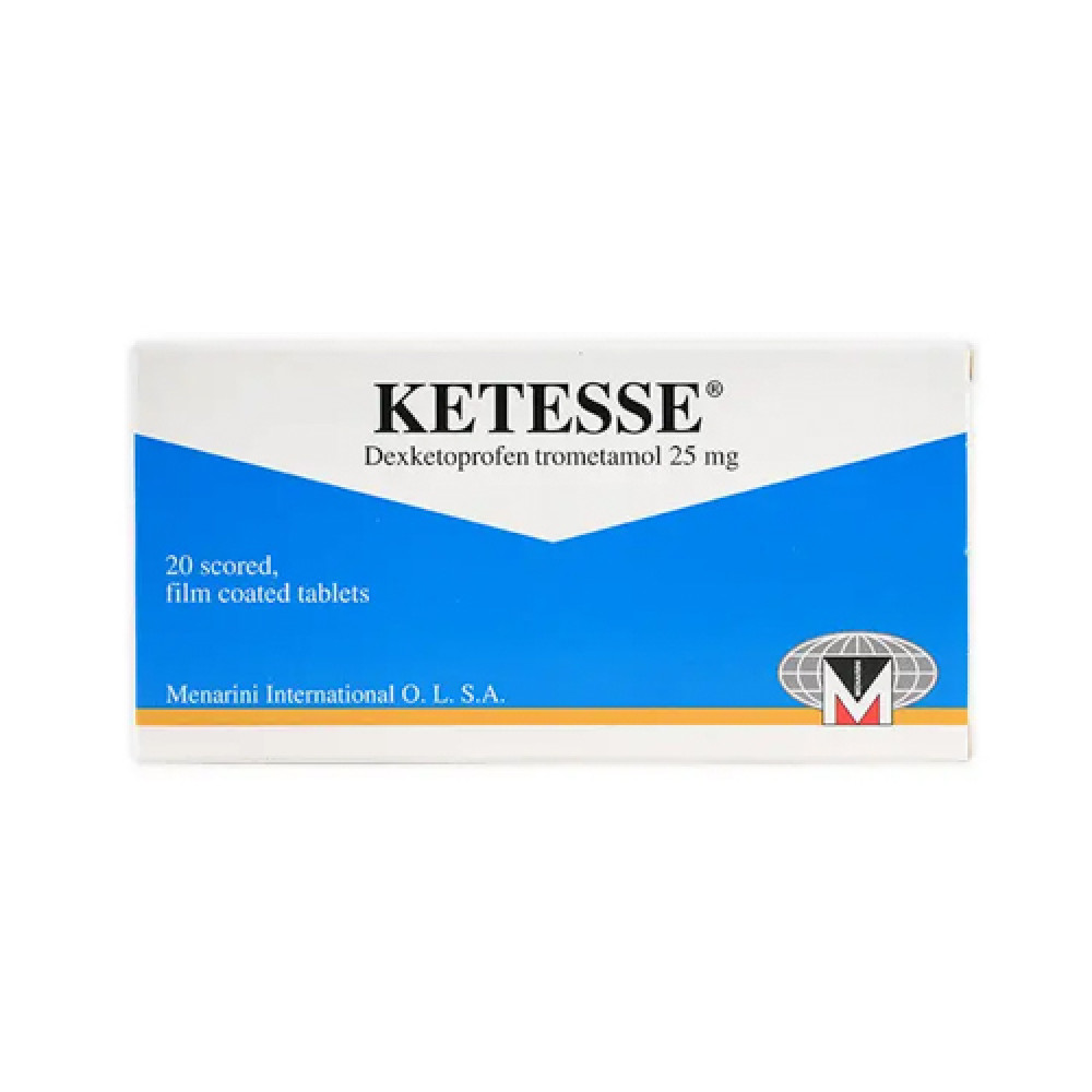 Ketesse 25mg 20 Tablets